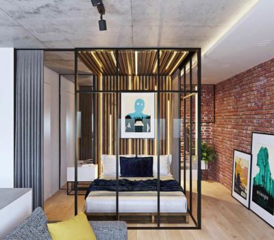 СТЕКЛЯННЫЕ ПЕРЕГОРОДКИ  LOFT