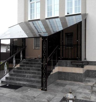 СТЕКЛЯННЫЕ КОЗЫРЬКИ